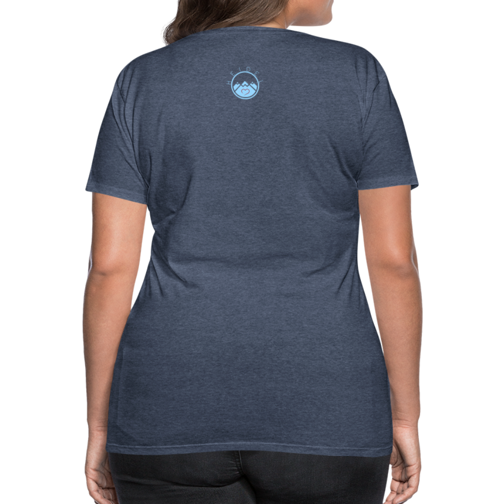 DAMEN SHIRT - HEIDELBERGER SCHLOSS DAHÄM DARK - Blau meliert