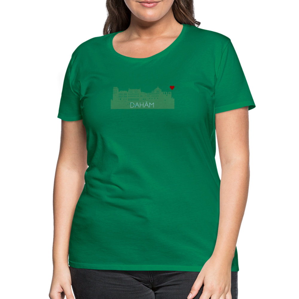DAMEN SHIRT - HEIDELBERGER SCHLOSS DAHÄM DARK - Kelly Green