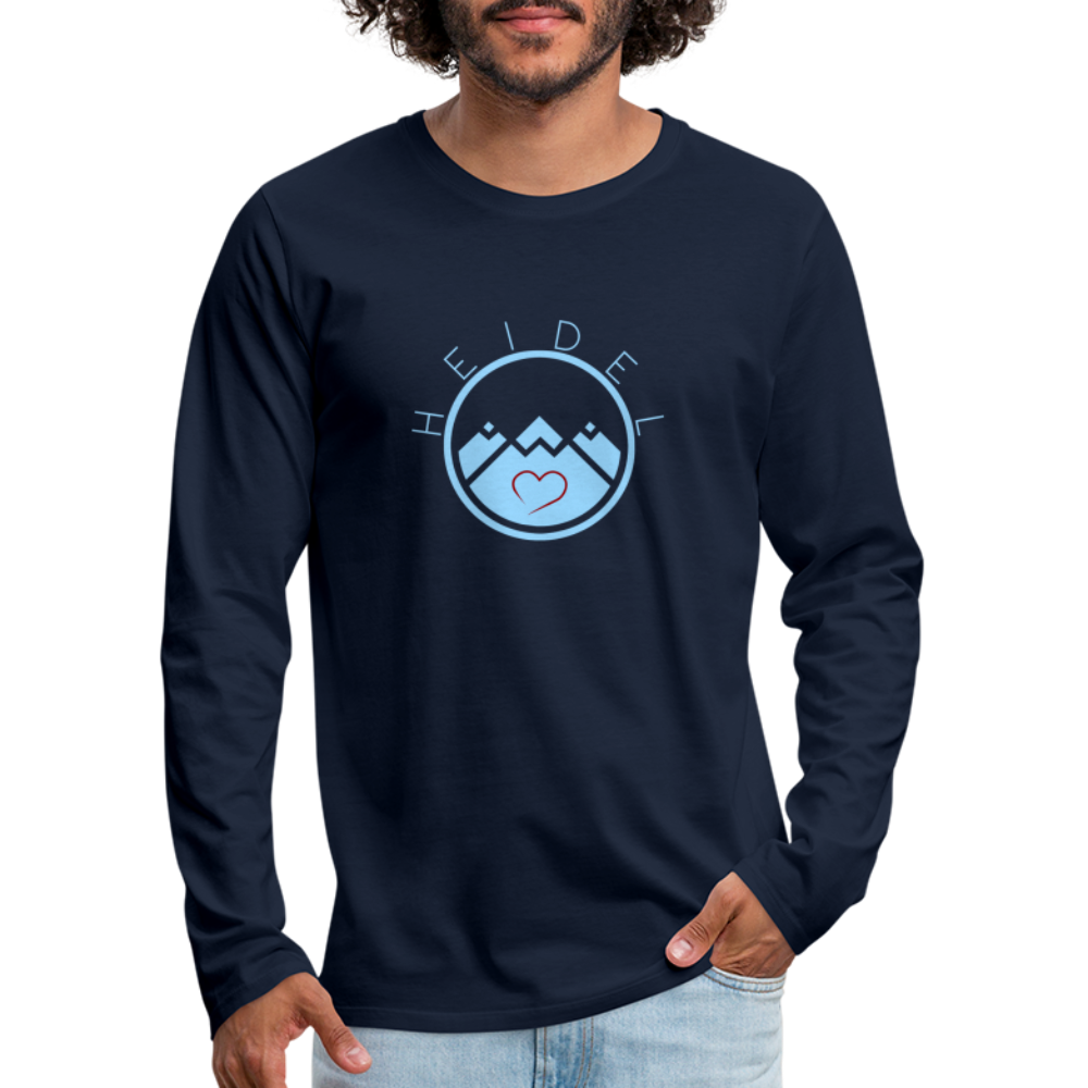 HERREN LANGARM-SHIRT - HEIDELSTORE DARK - Navy