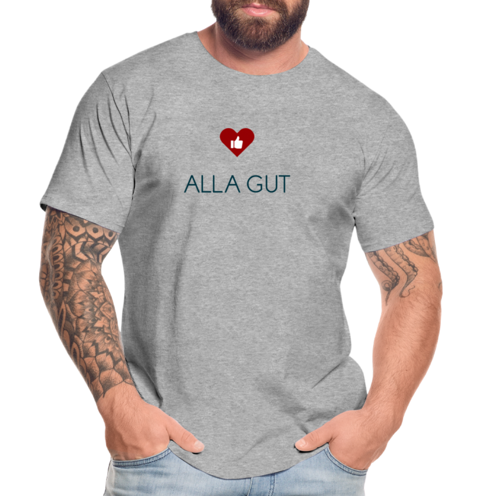 HERREN ORGANIC SHIRT - ALLA GUT TRANSPARENT - Grau meliert