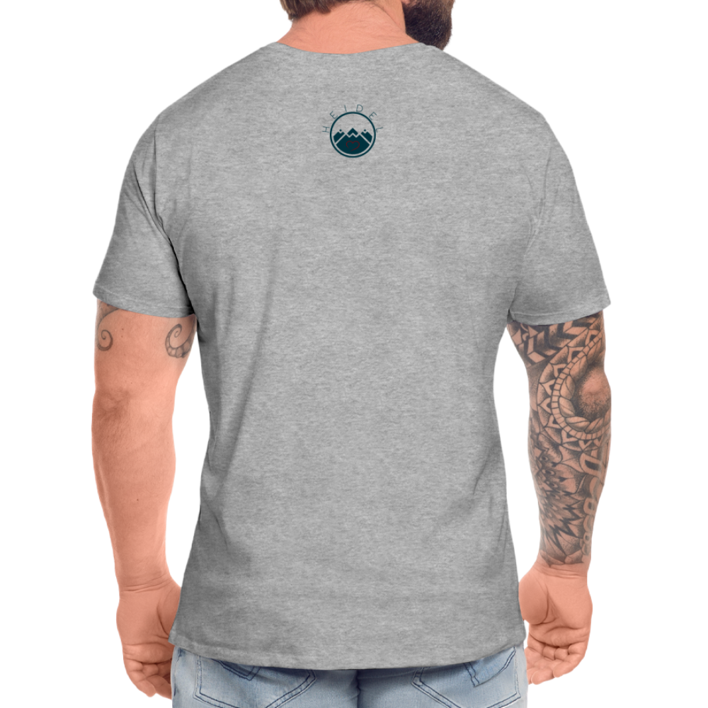 HERREN ORGANIC SHIRT - ALLA MOL TRANSPARENT - Grau meliert