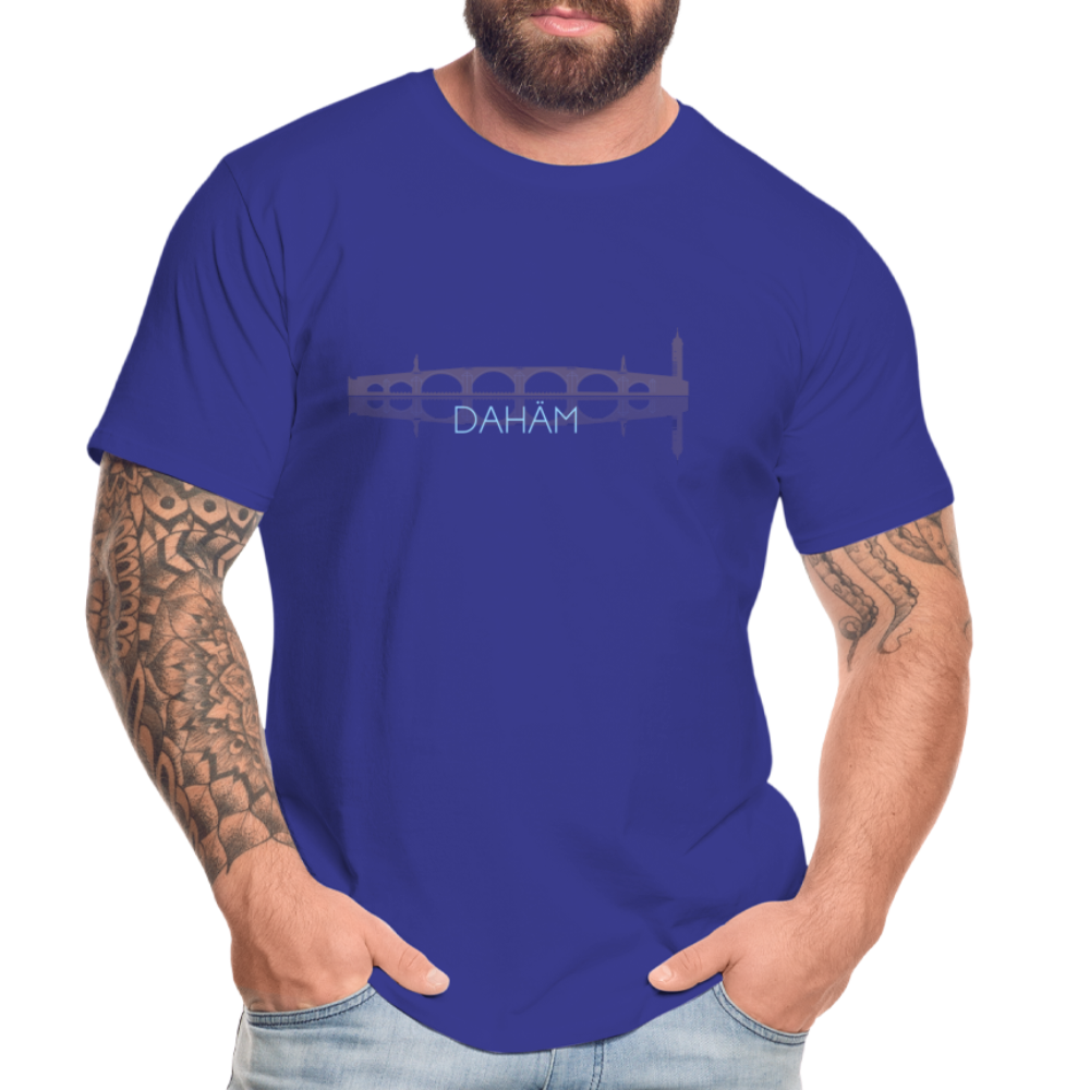 HERREN ORGANIC SHIRT - ALTE BRÜCKE DAHÄM DARK - Königsblau