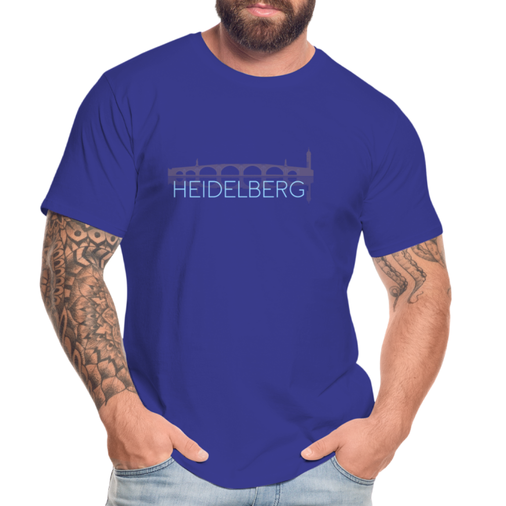 HERREN ORGANIC SHIRT - ALTE BRÜCKE HEIDELBERG DARK - Königsblau