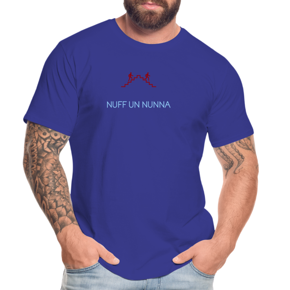 HERREN ORGANIC SHIRT - NUFF UN NUNNA DARK - Königsblau
