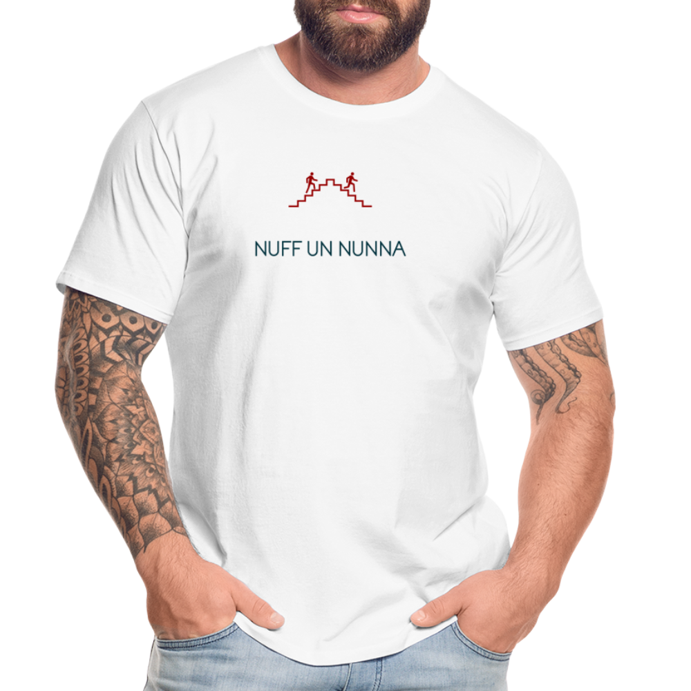 HERREN ORGANIC SHIRT - NUFF UN NUNNA TRANSPARENT - Weiß