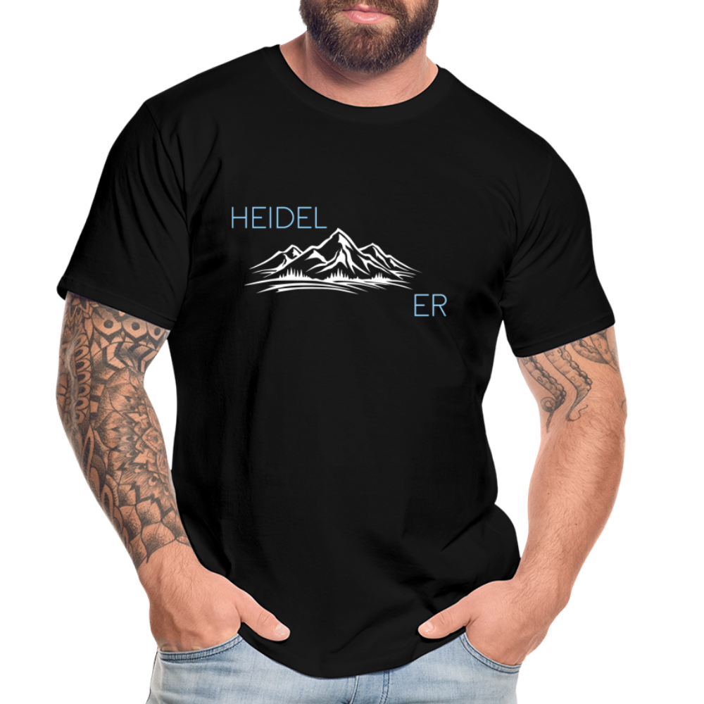 HERREN ORGANIC- HEIDEL(BERG)ER T-SHIRT DARK - Schwarz