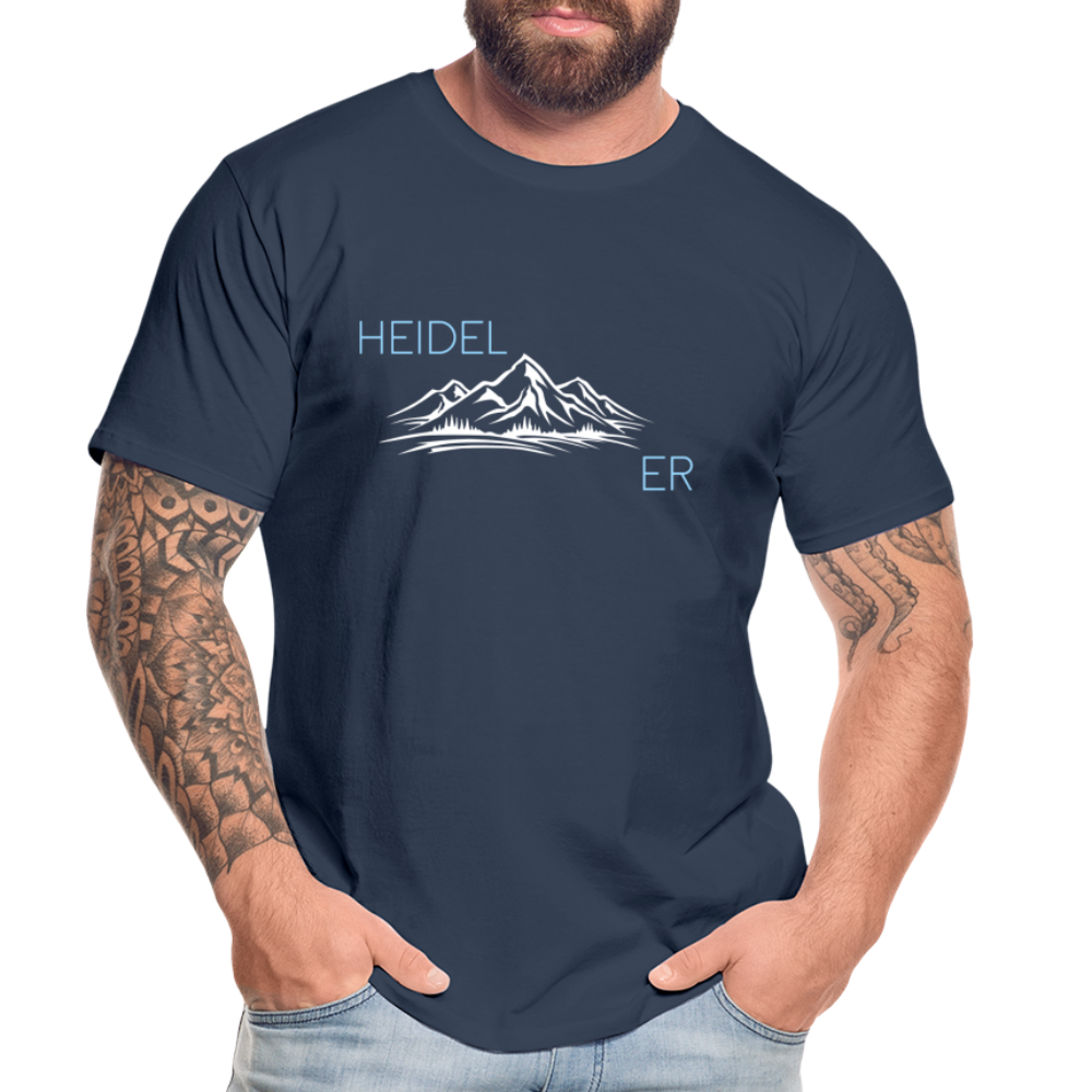 HERREN ORGANIC- HEIDEL(BERG)ER T-SHIRT DARK - Navy