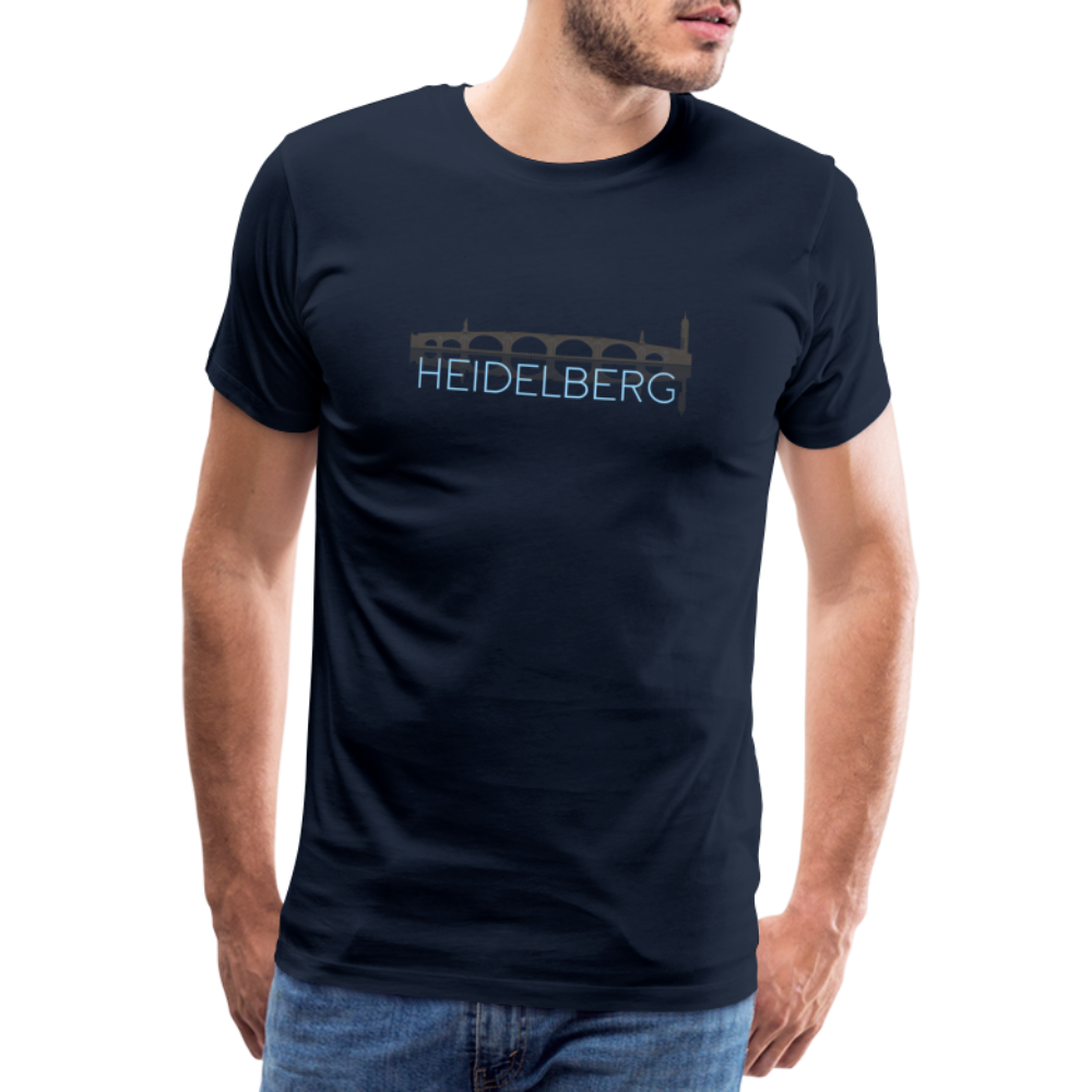 HERREN SHIRT - ALTE BRÜCKE HEIDELBERG DARK - Navy