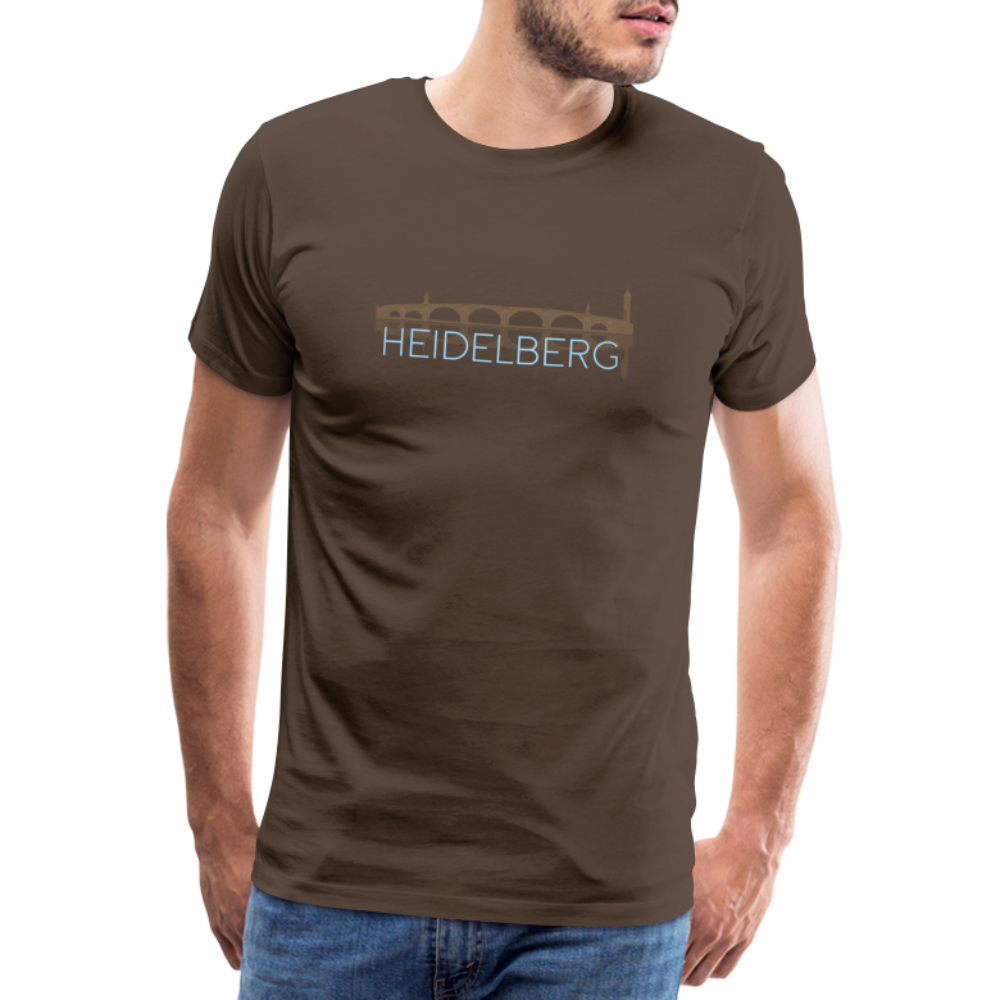 HERREN SHIRT - ALTE BRÜCKE HEIDELBERG DARK - Edelbraun
