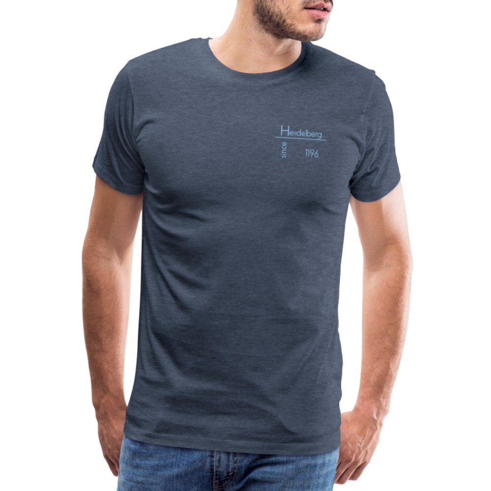 HERREN SHIRT - HEIDELBERG SINCE DARK - Blau meliert