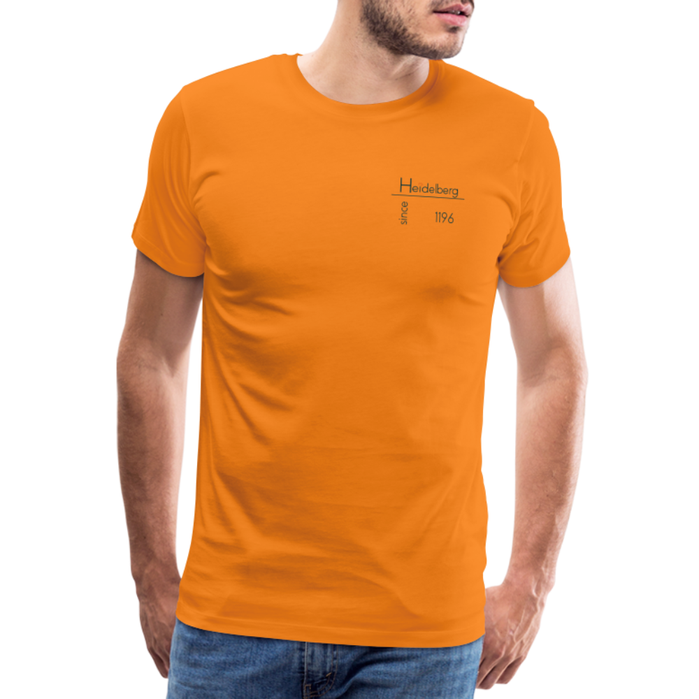 HERREN SHIRT - HEIDELBERG SINCE TRANSPARENT - Orange