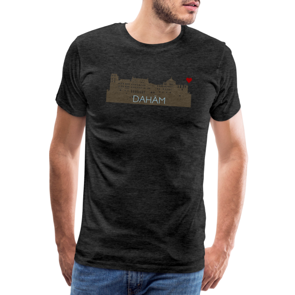 HERREN SHIRT - HEIDELBERGER SCHLOSS DAHÄM DARK - Anthrazit