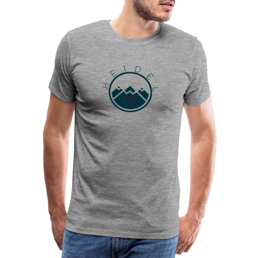 HERREN SHIRT - HEIDELSTORE TRANSPARENT - Grau meliert