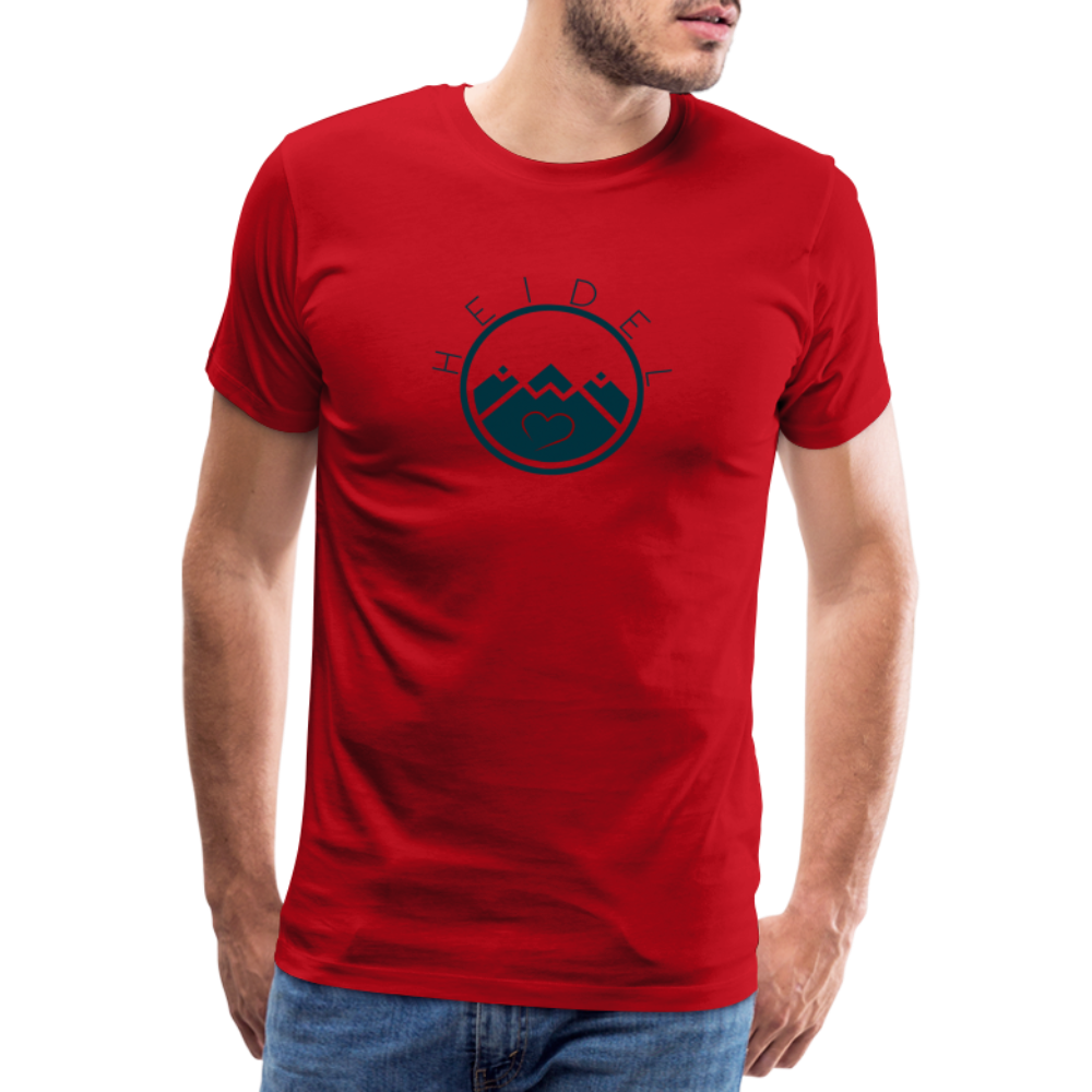 HERREN SHIRT - HEIDELSTORE TRANSPARENT - Rot
