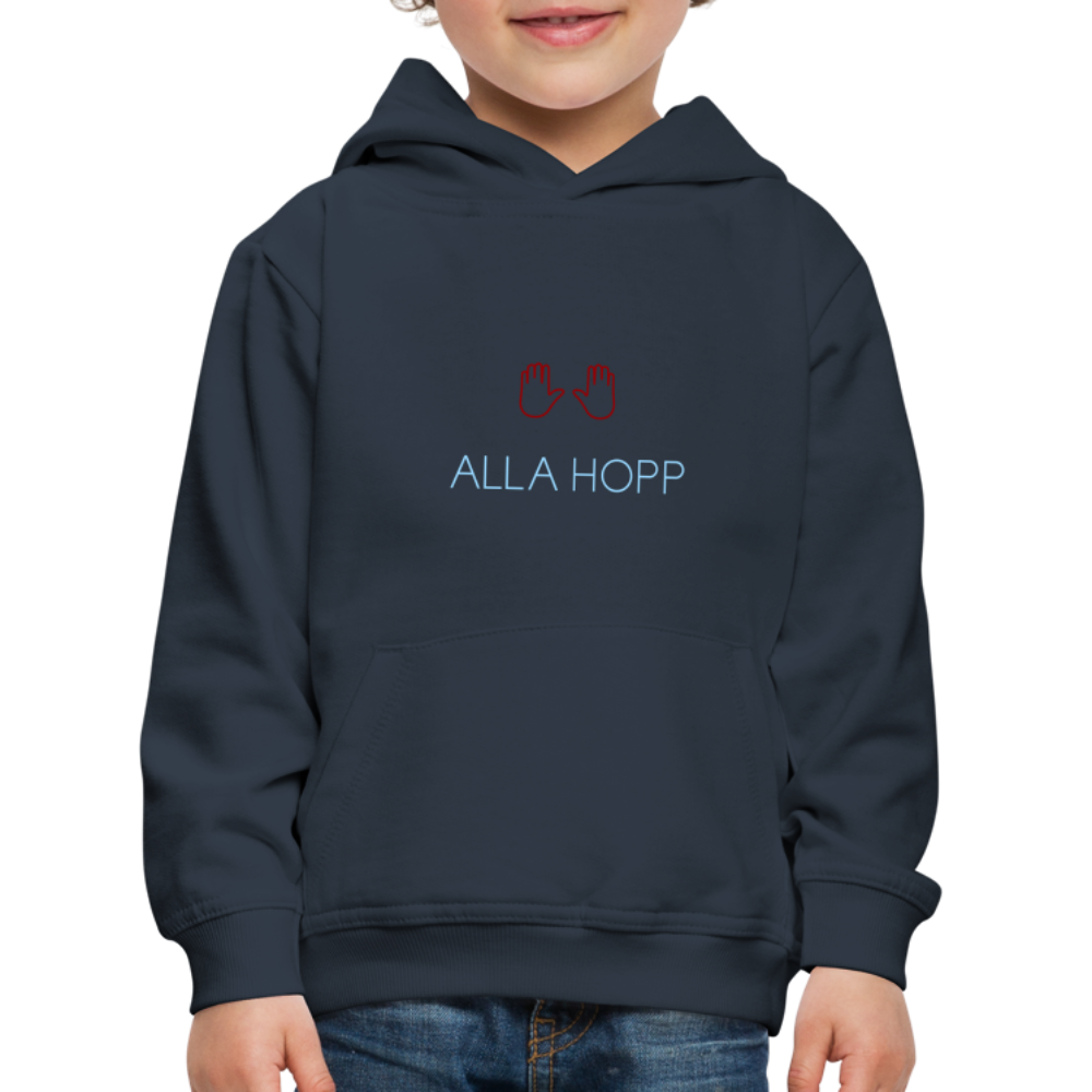 KINDER PREMIUM HOODIE - ALLA HOPP DARK - Navy