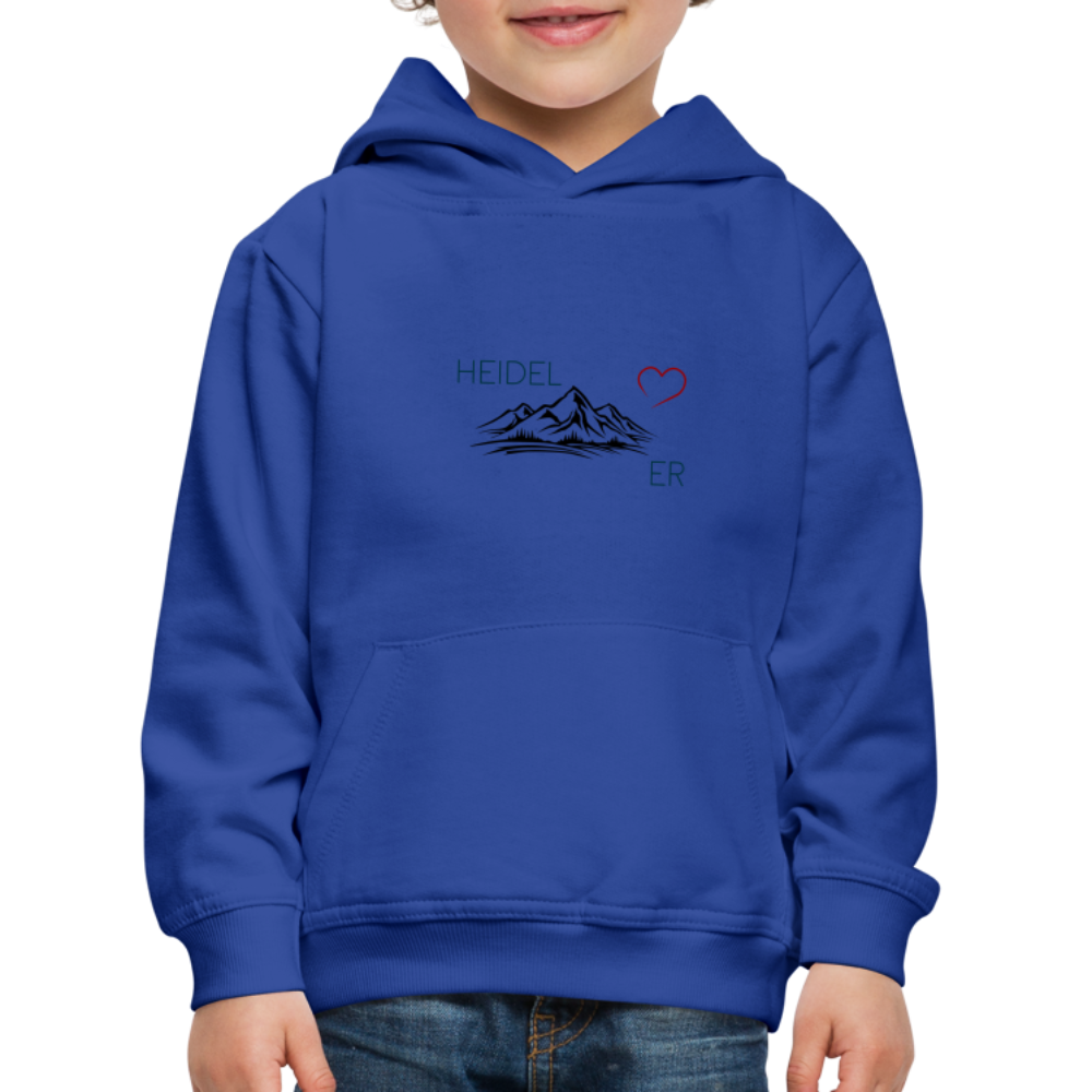 KINDER PREMIUM HOODIE - HEIDEL(BERG)ER TRANSPARENT - Royalblau