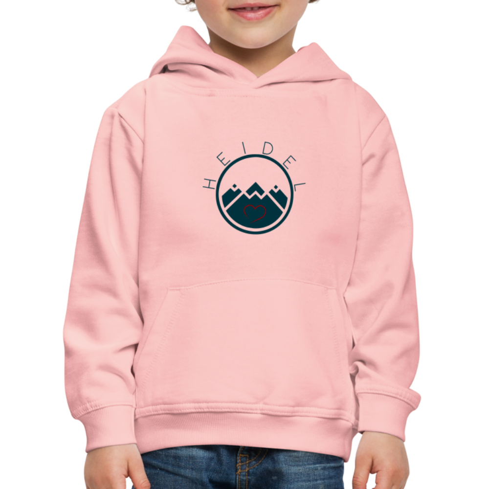 KINDER PREMIUM HOODIE - HEIDELSTORE TRANSPARENT - Kristallrosa