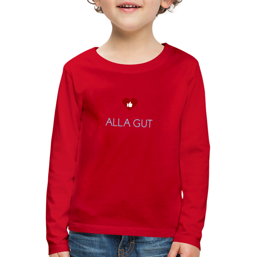 KINDER PREMIUM LANGARM SHIRT - ALLA GUT DARK - Rot