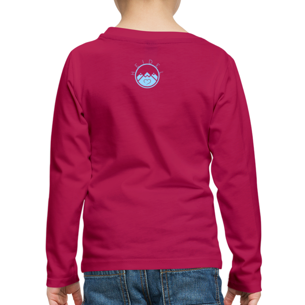 KINDER PREMIUM LANGARM SHIRT - ALLA GUT DARK - dunkles Pink