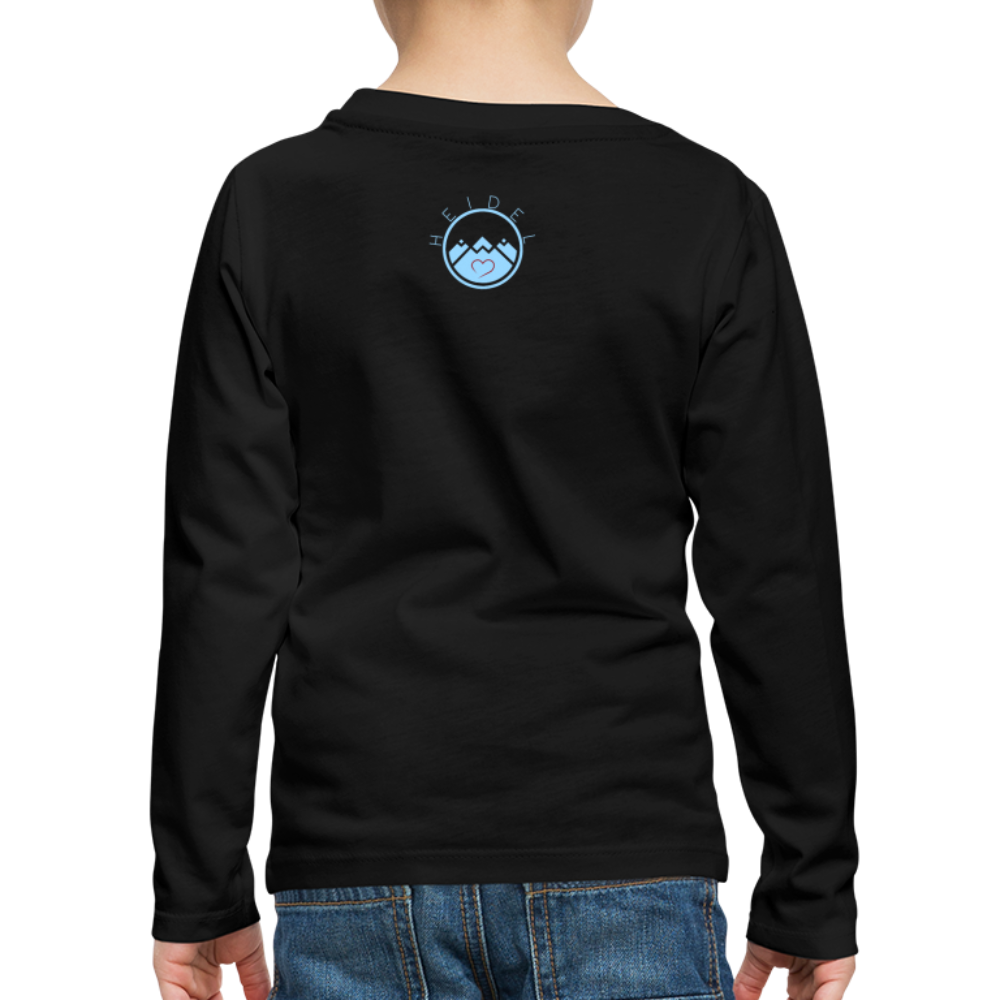 KINDER PREMIUM LANGARM SHIRT - ALLA HOPP DARK - Schwarz