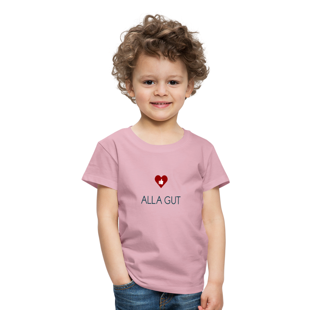 KINDER PREMIUM SHIRT - ALLA GUT TRANSPARENT - Hellrosa