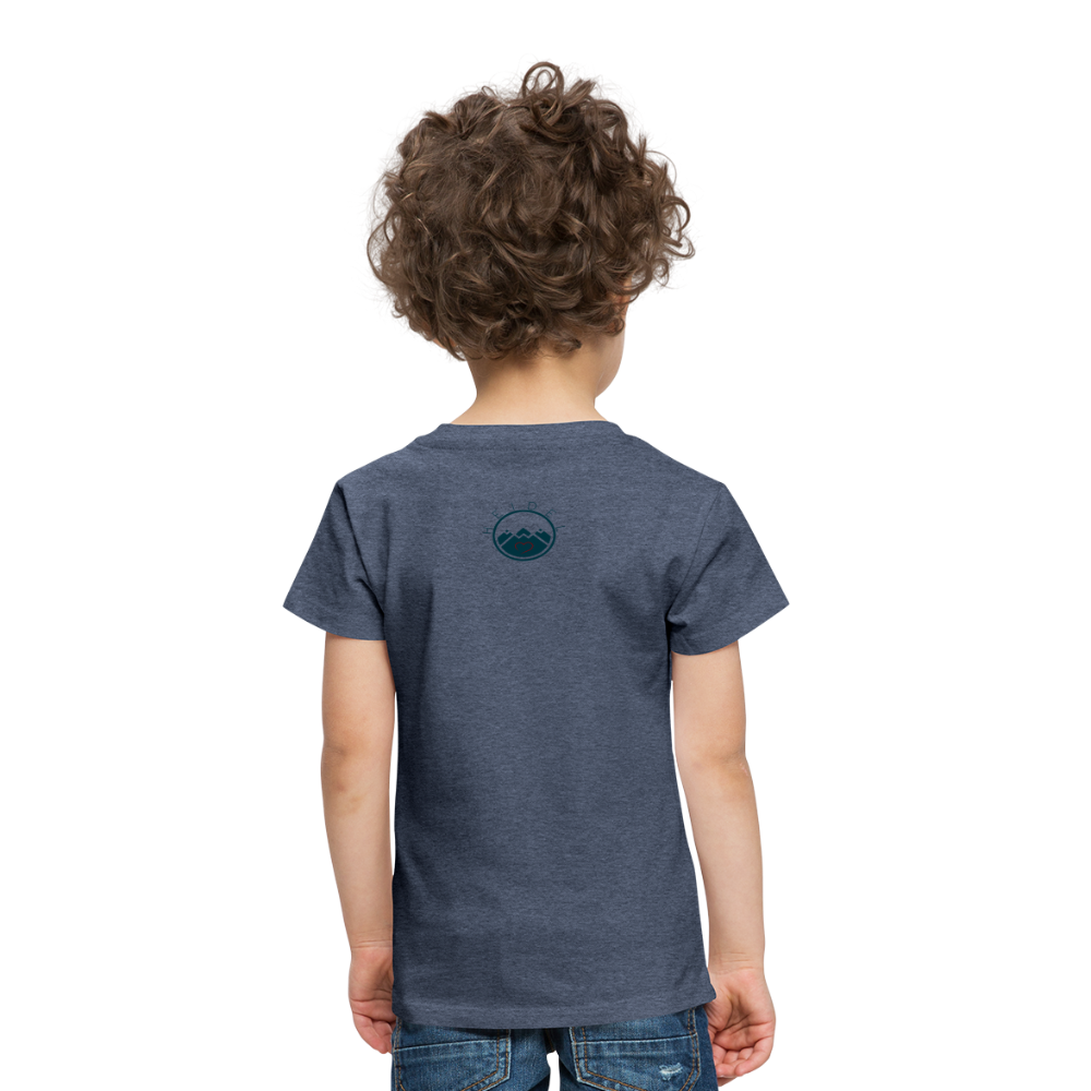 KINDER PREMIUM SHIRT - ALLA GUT TRANSPARENT - Blau meliert