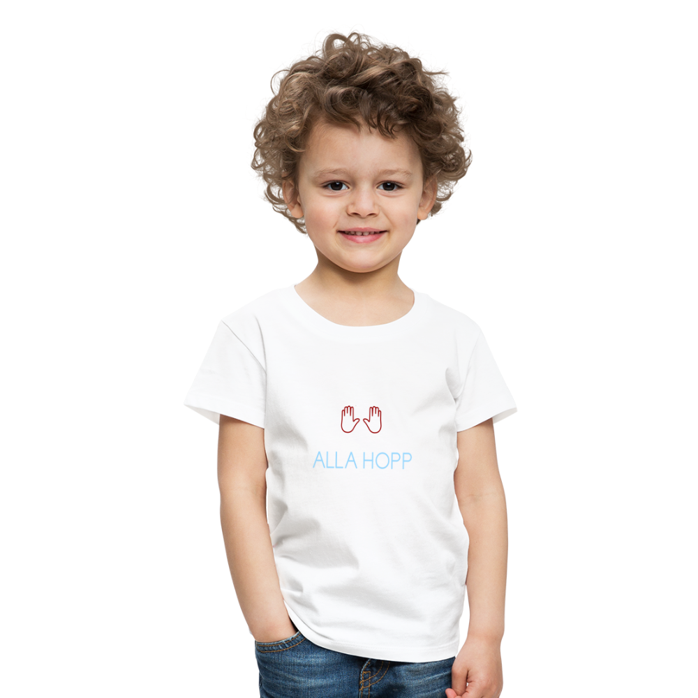 KINDER PREMIUM SHIRT - ALLA HOPP DARK - Weiß