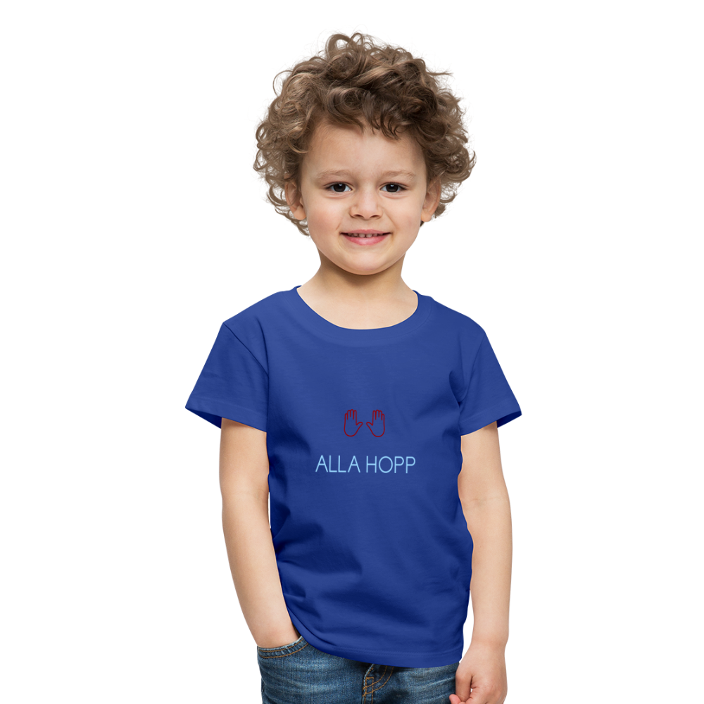 KINDER PREMIUM SHIRT - ALLA HOPP DARK - Königsblau