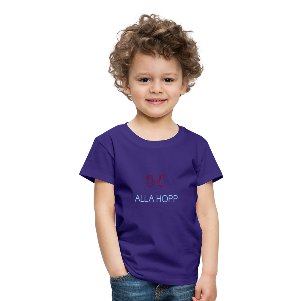 KINDER PREMIUM SHIRT - ALLA HOPP DARK - Lila