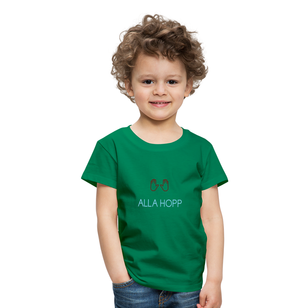 KINDER PREMIUM SHIRT - ALLA HOPP DARK - Kelly Green