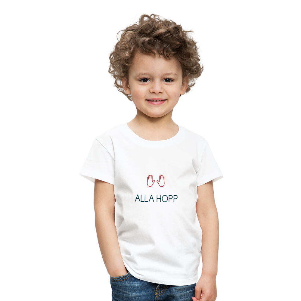 KINDER PREMIUM SHIRT - ALLA HOPP TRANSPARENT - Weiß