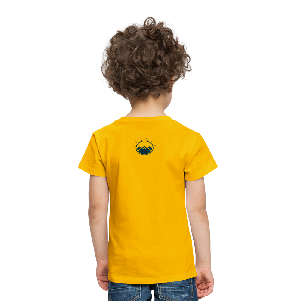 KINDER PREMIUM SHIRT - ALLA HOPP TRANSPARENT - Sonnengelb
