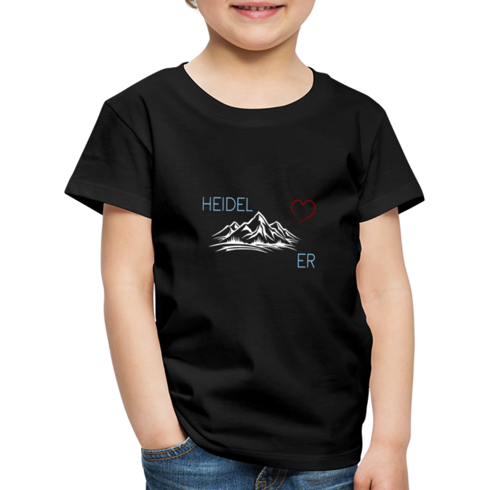 KINDER PREMIUM SHIRT - HEIDEL(BERG)ER DARK - Schwarz