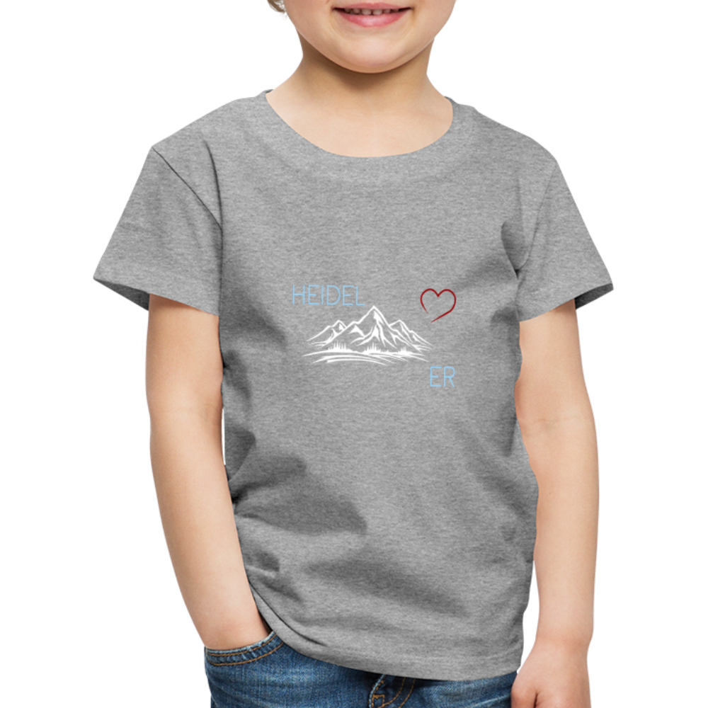 KINDER PREMIUM SHIRT - HEIDEL(BERG)ER DARK - Grau meliert