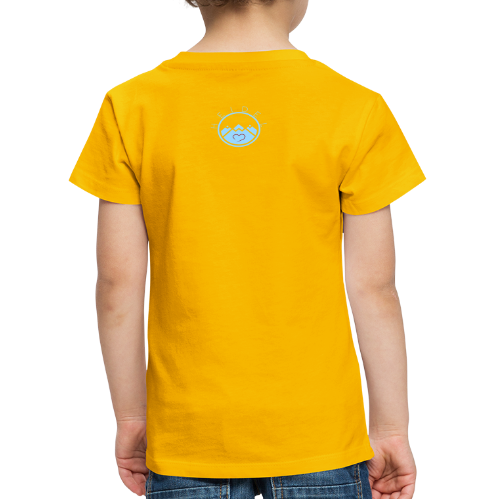 KINDER PREMIUM SHIRT - HEIDEL(BERG)ER DARK - Sonnengelb