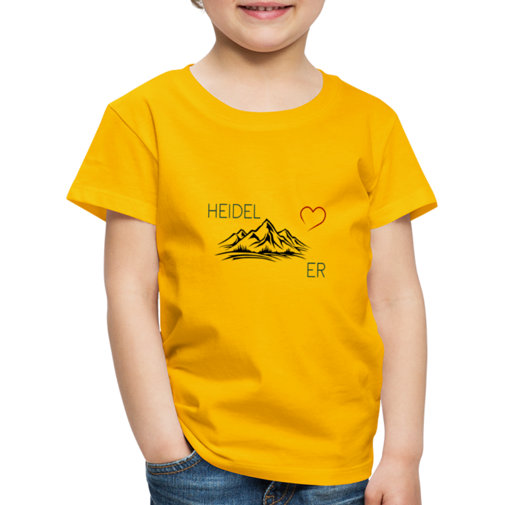 KINDER PREMIUM SHIRT - HEIDEL(BERG)ER TRANSPARENT - Sonnengelb