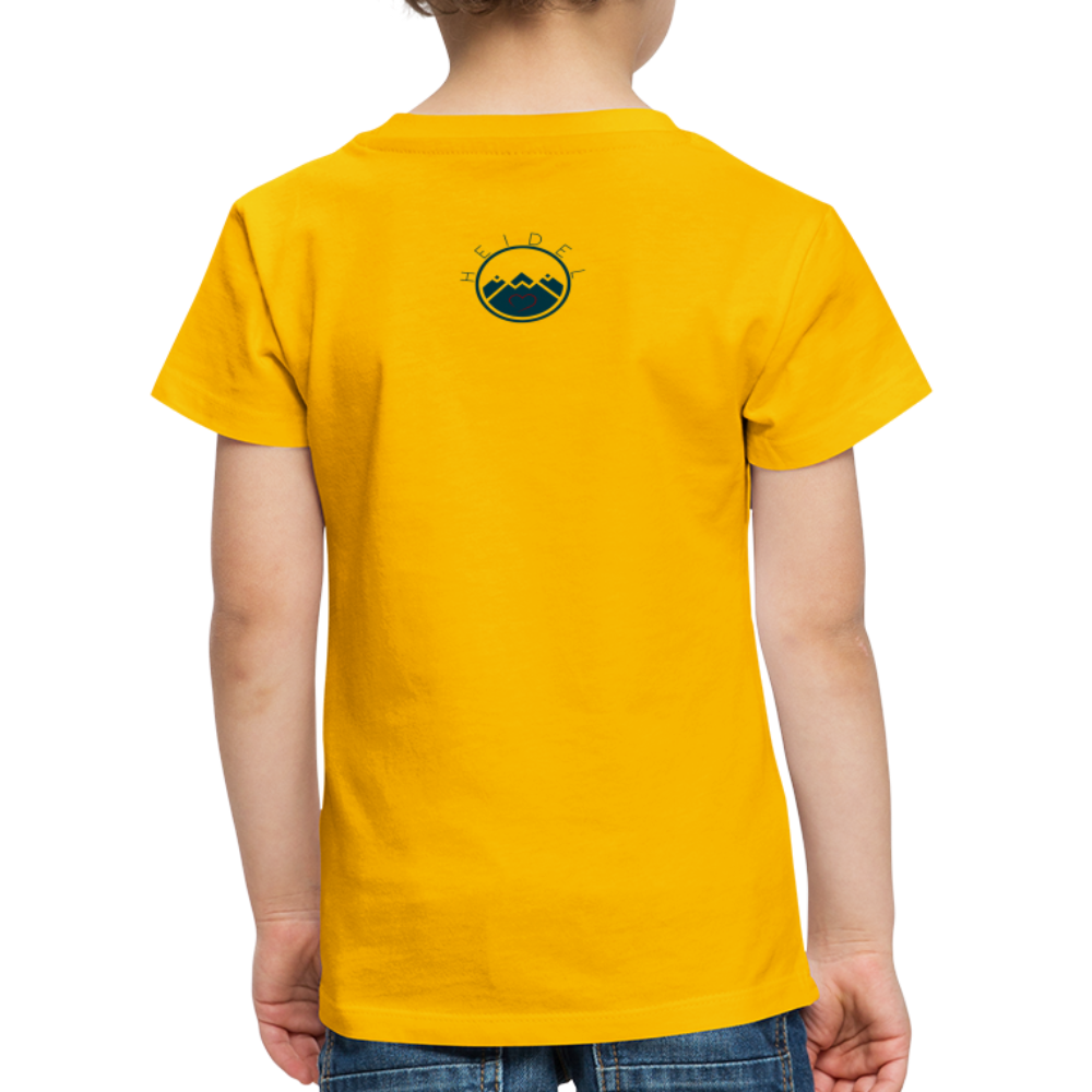 KINDER PREMIUM SHIRT - HEIDEL(BERG)ER TRANSPARENT - Sonnengelb