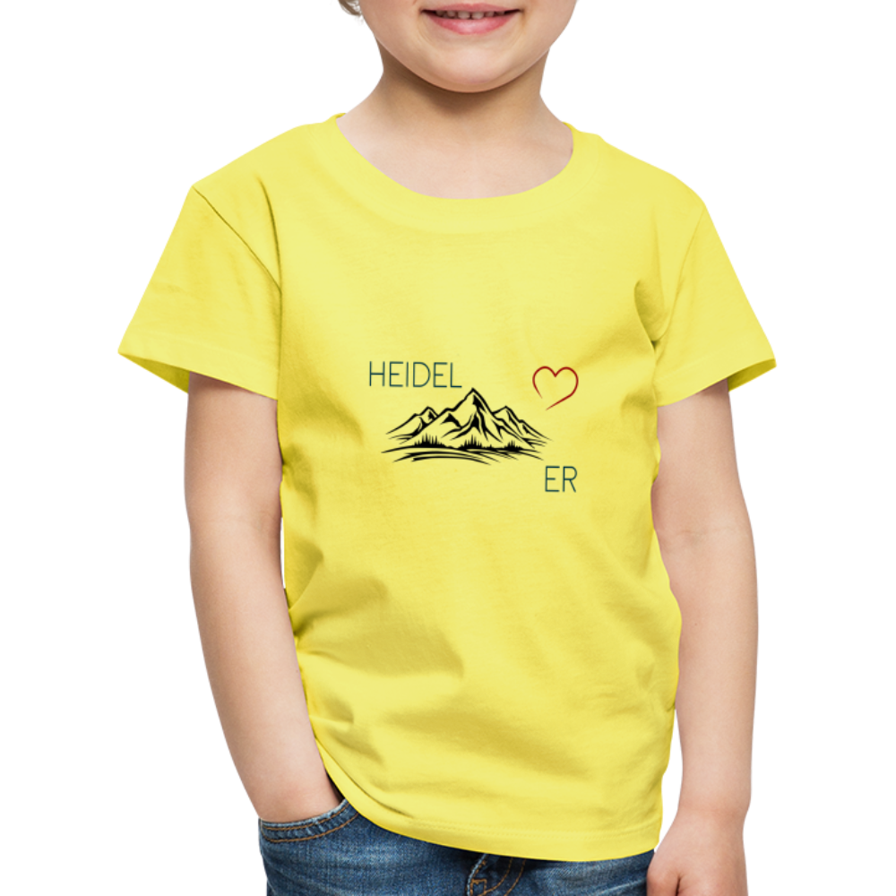 KINDER PREMIUM SHIRT - HEIDEL(BERG)ER TRANSPARENT - Gelb