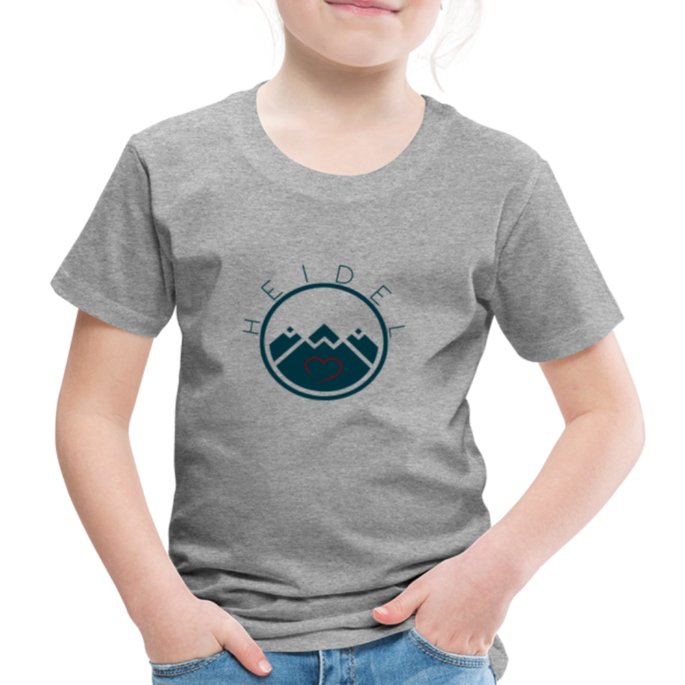 KINDER PREMIUM SHIRT - HEIDELSTORE TRANSPARENT - Grau meliert