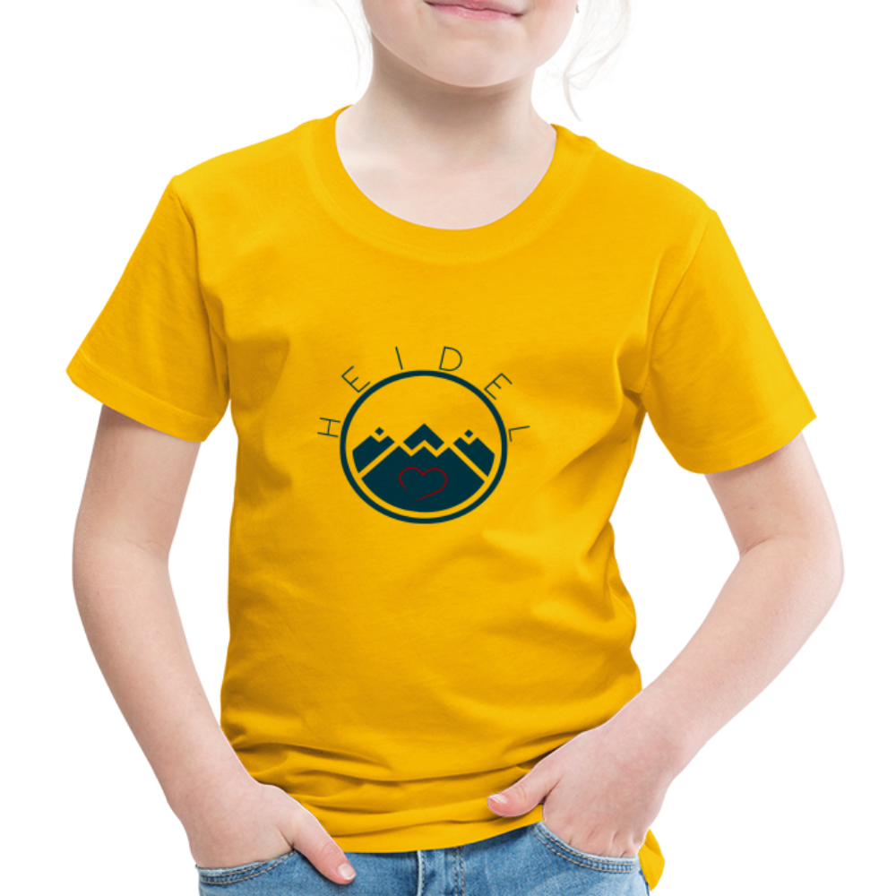 KINDER PREMIUM SHIRT - HEIDELSTORE TRANSPARENT - Sonnengelb