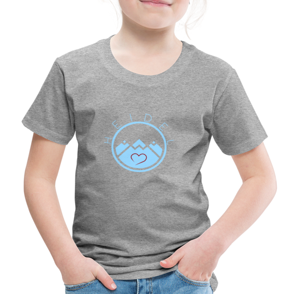 KINDER PREMIUM SHIRT - HEIDELSTORE DARK - Grau meliert