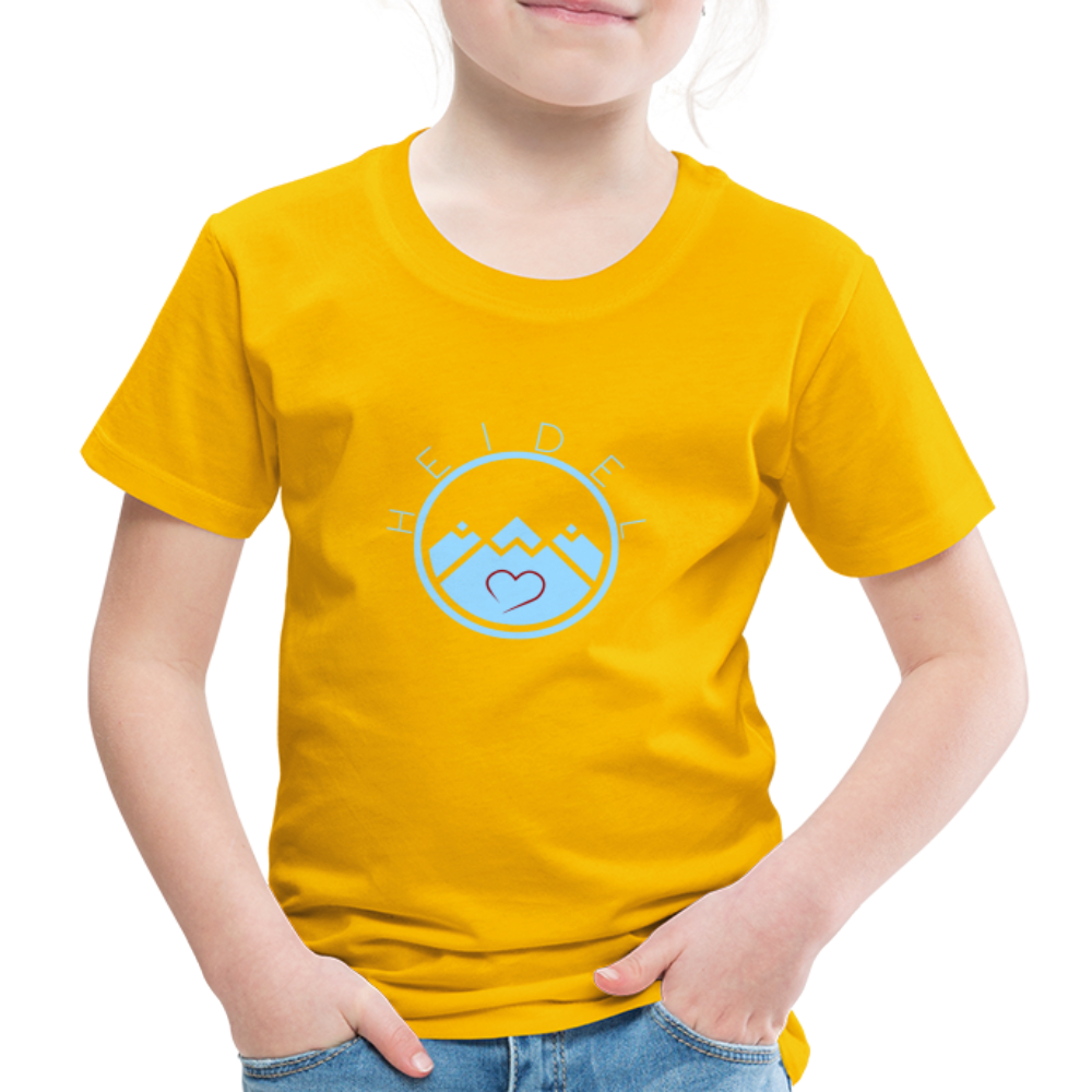 KINDER PREMIUM SHIRT - HEIDELSTORE DARK - Sonnengelb