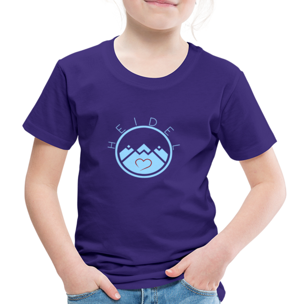 KINDER PREMIUM SHIRT - HEIDELSTORE DARK - Lila