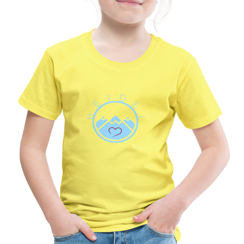 KINDER PREMIUM SHIRT - HEIDELSTORE DARK - Gelb