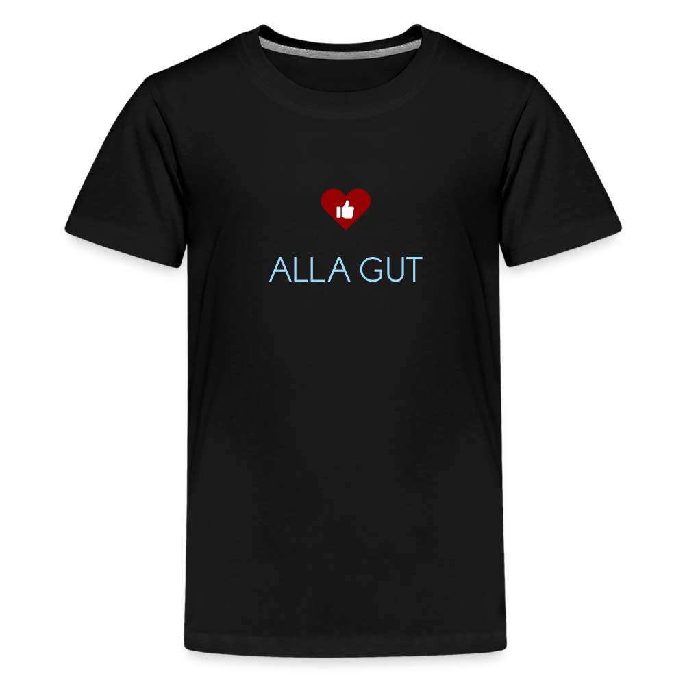 TEENAGER PREMIUM SHIRT - ALLA GUT DARK - Schwarz