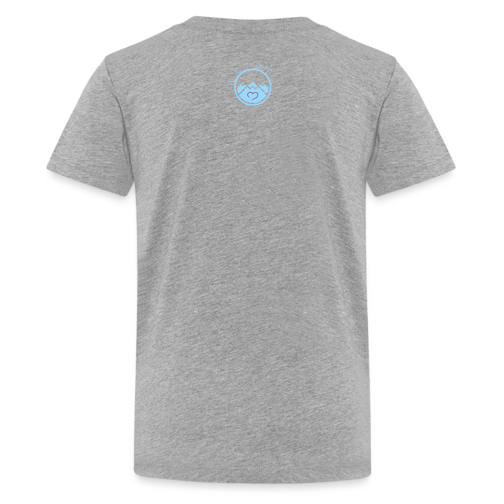 TEENAGER PREMIUM SHIRT - ALLA GUT DARK - Grau meliert