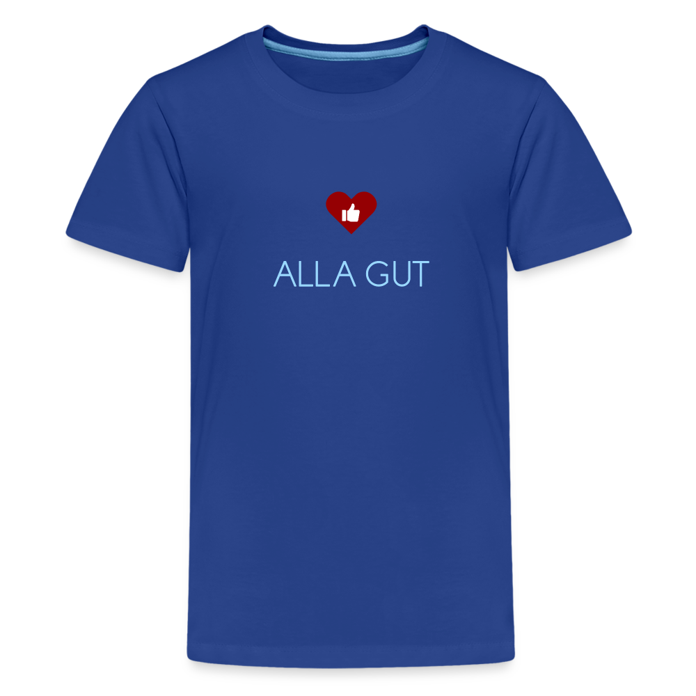 TEENAGER PREMIUM SHIRT - ALLA GUT DARK - Königsblau