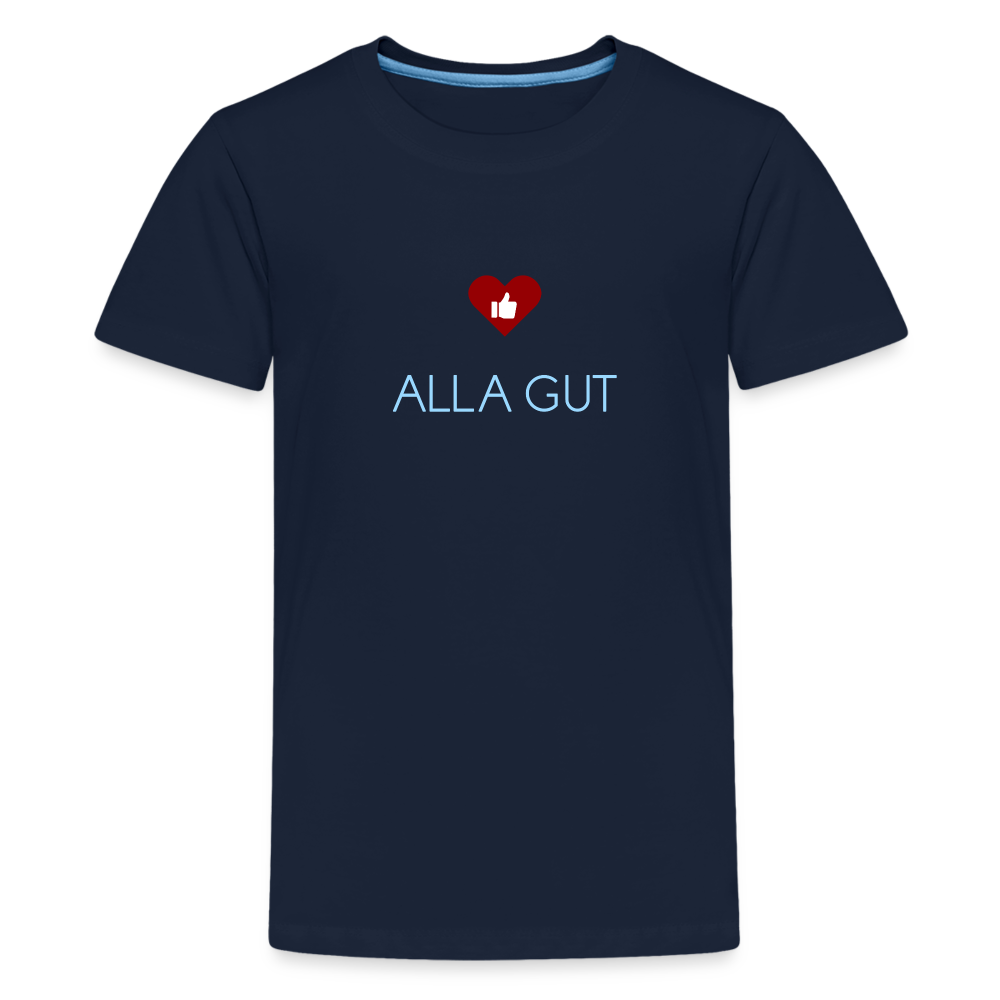 TEENAGER PREMIUM SHIRT - ALLA GUT DARK - Navy