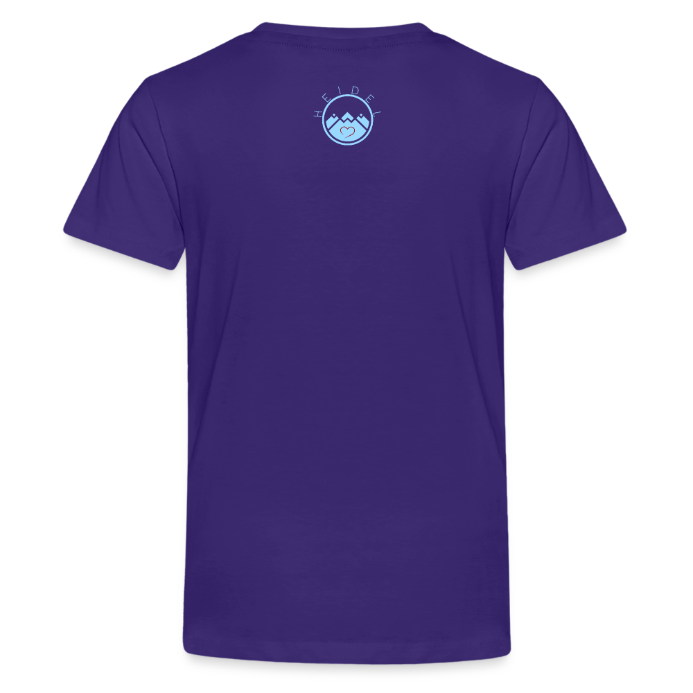 TEENAGER PREMIUM SHIRT - ALLA GUT DARK - Lila