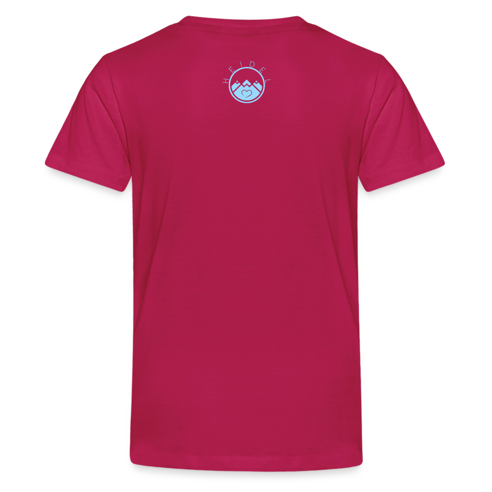 TEENAGER PREMIUM SHIRT - ALLA GUT DARK - dunkles Pink
